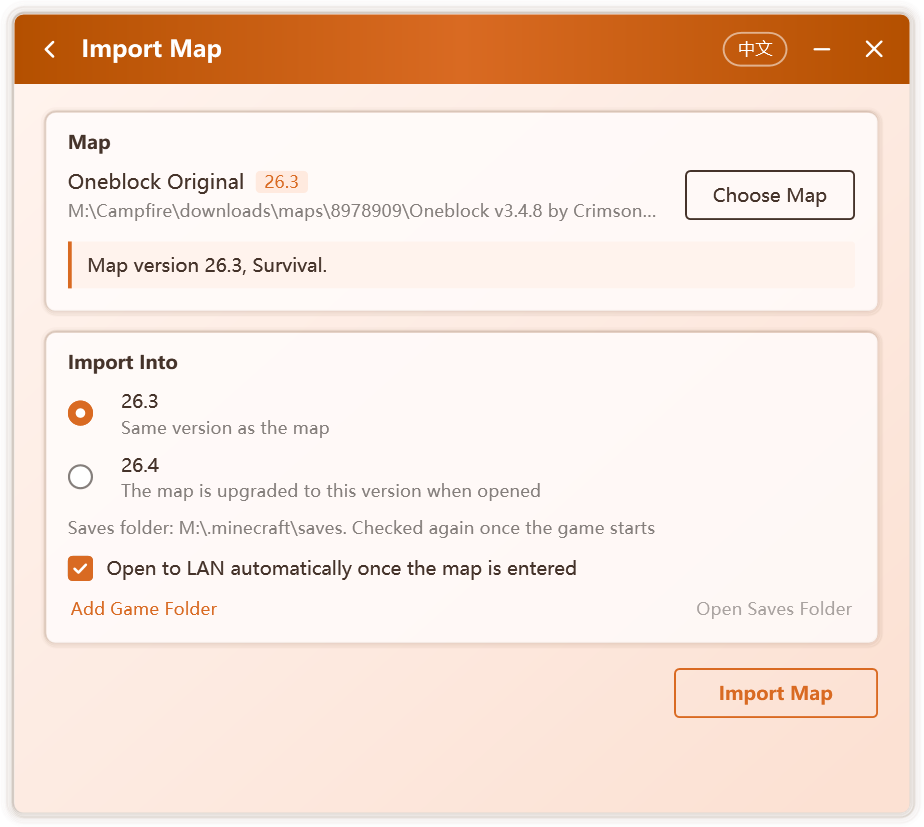 Import Map