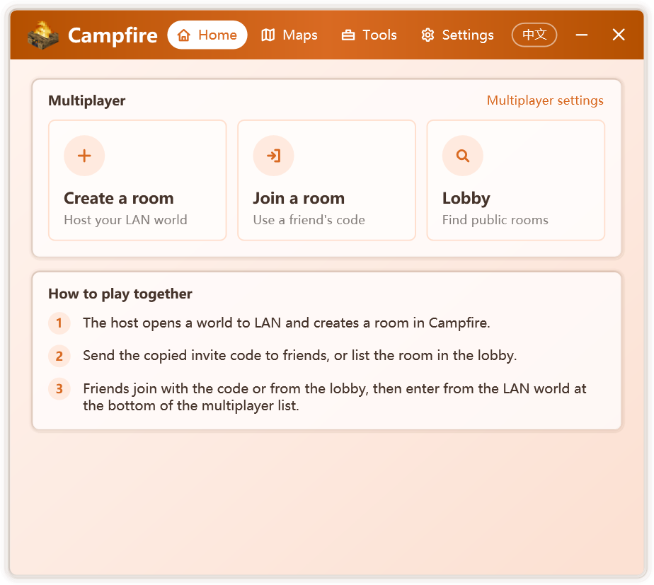 Campfire main window